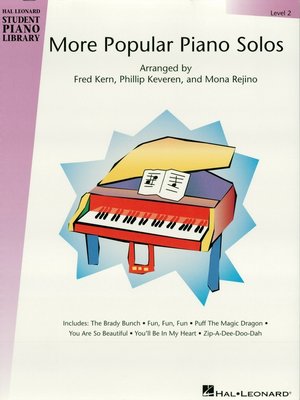 cover image of More Popular Piano Solos--Level 2 (Songbook)